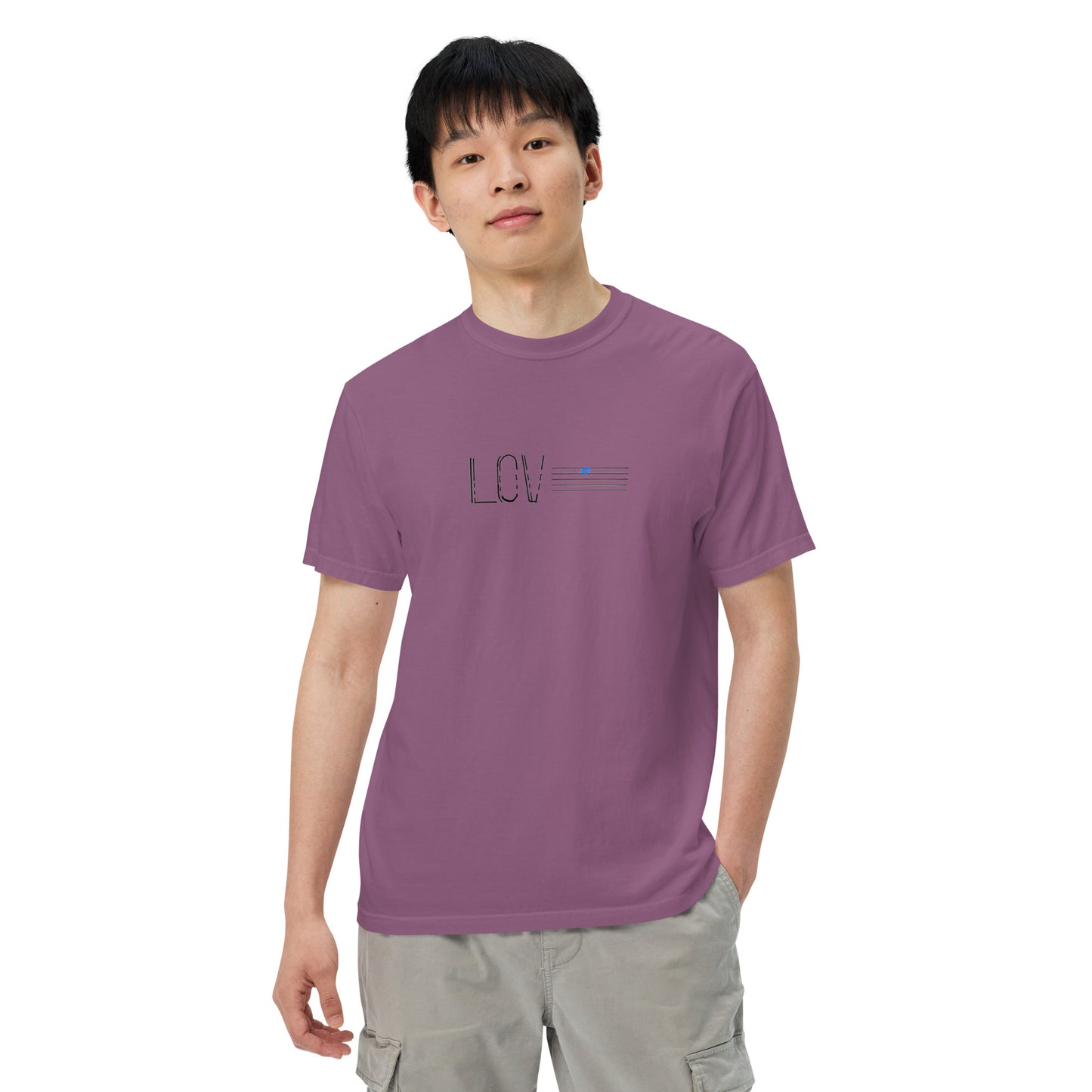 Love Unisex garment-dyed heavyweight t-shirt Light Colors