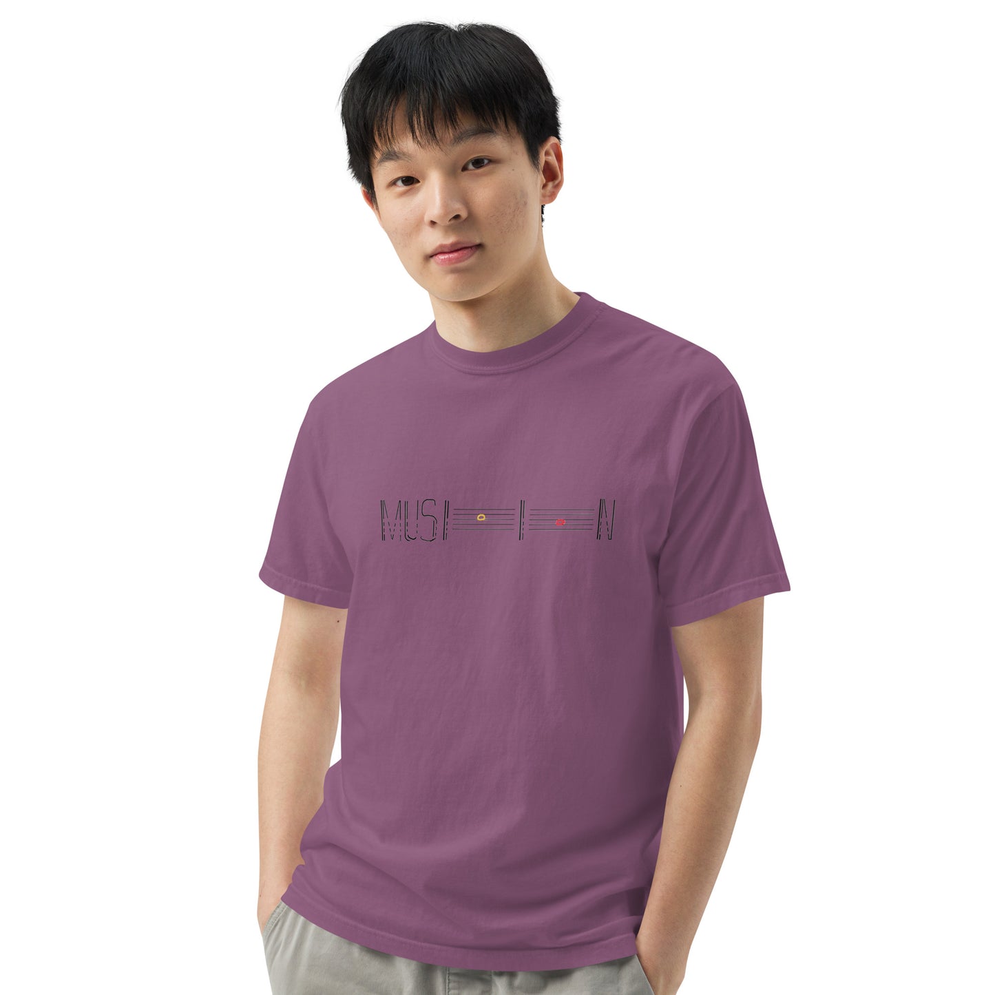 MUSICIAN Unisex garment-dyed heavyweight t-shirt Light Colors