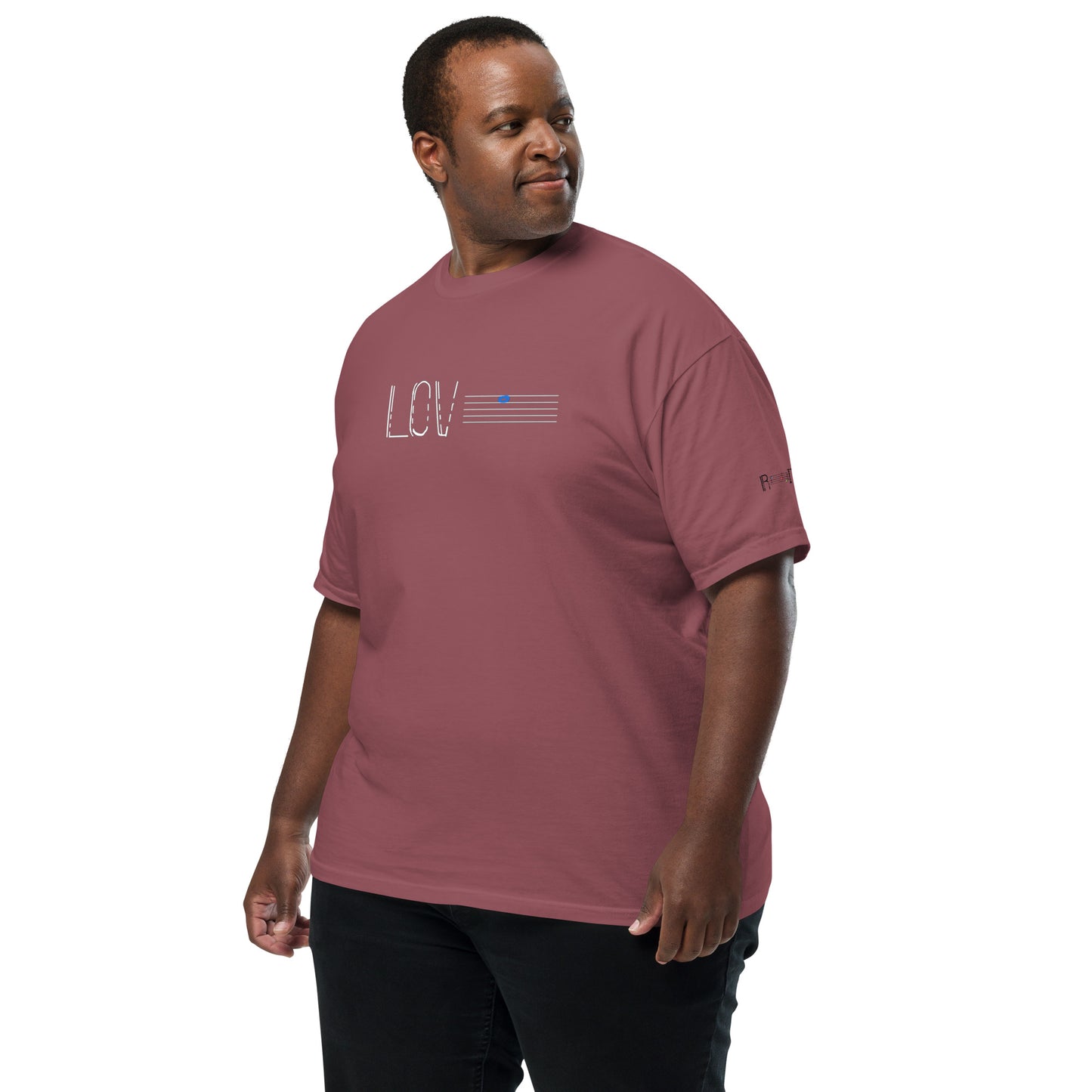 LOVE Unisex garment-dyed heavyweight t-shirt Dark Colors