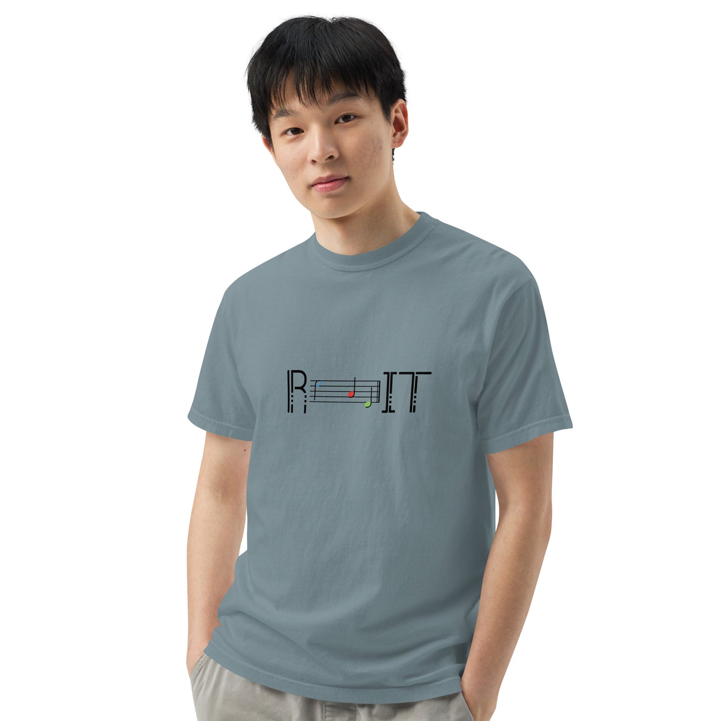 READ IT Unisex garment-dyed heavyweight t-shirt Light Colors