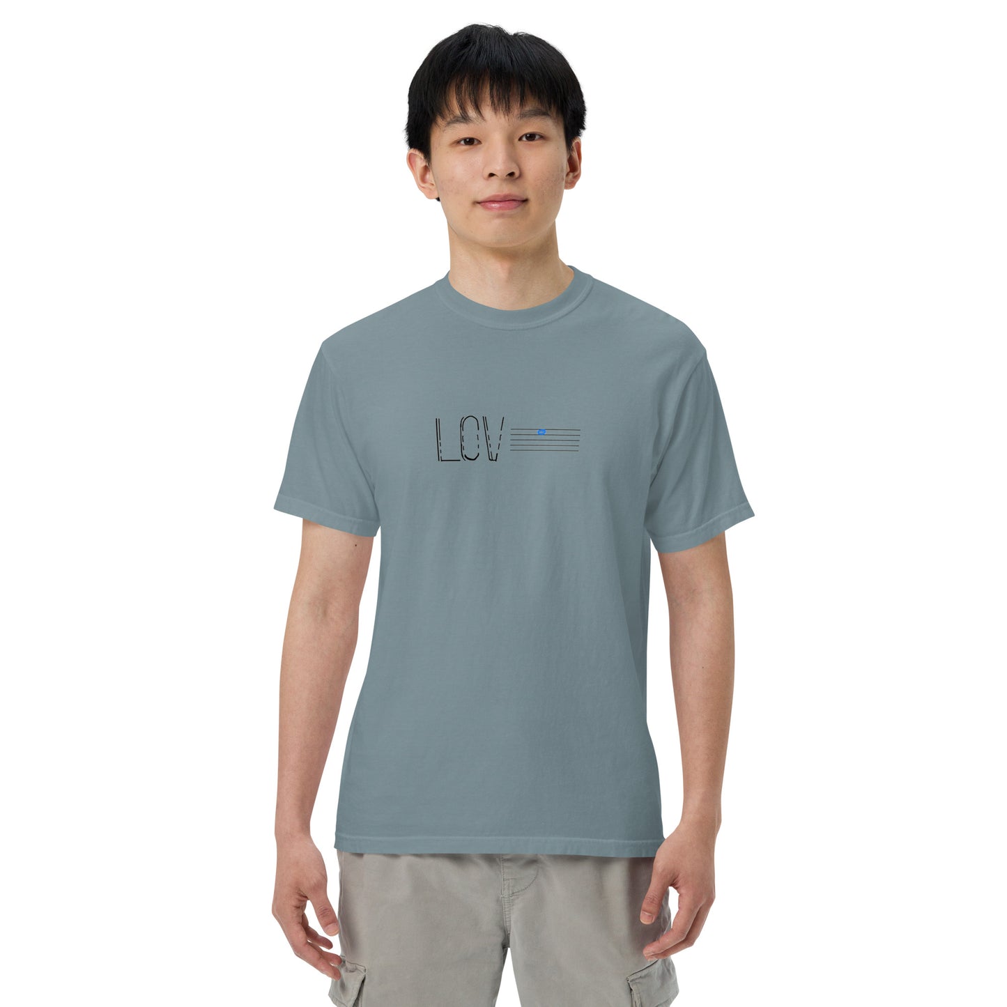 Love Unisex garment-dyed heavyweight t-shirt Light Colors