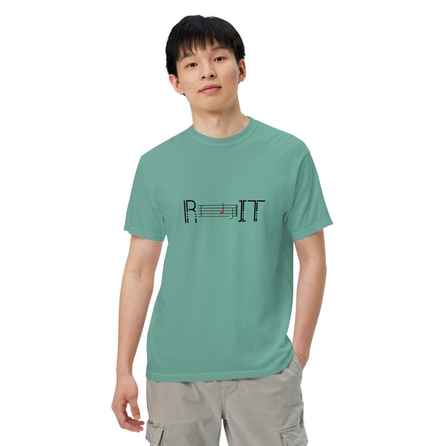 READ IT Unisex garment-dyed heavyweight t-shirt Light Colors