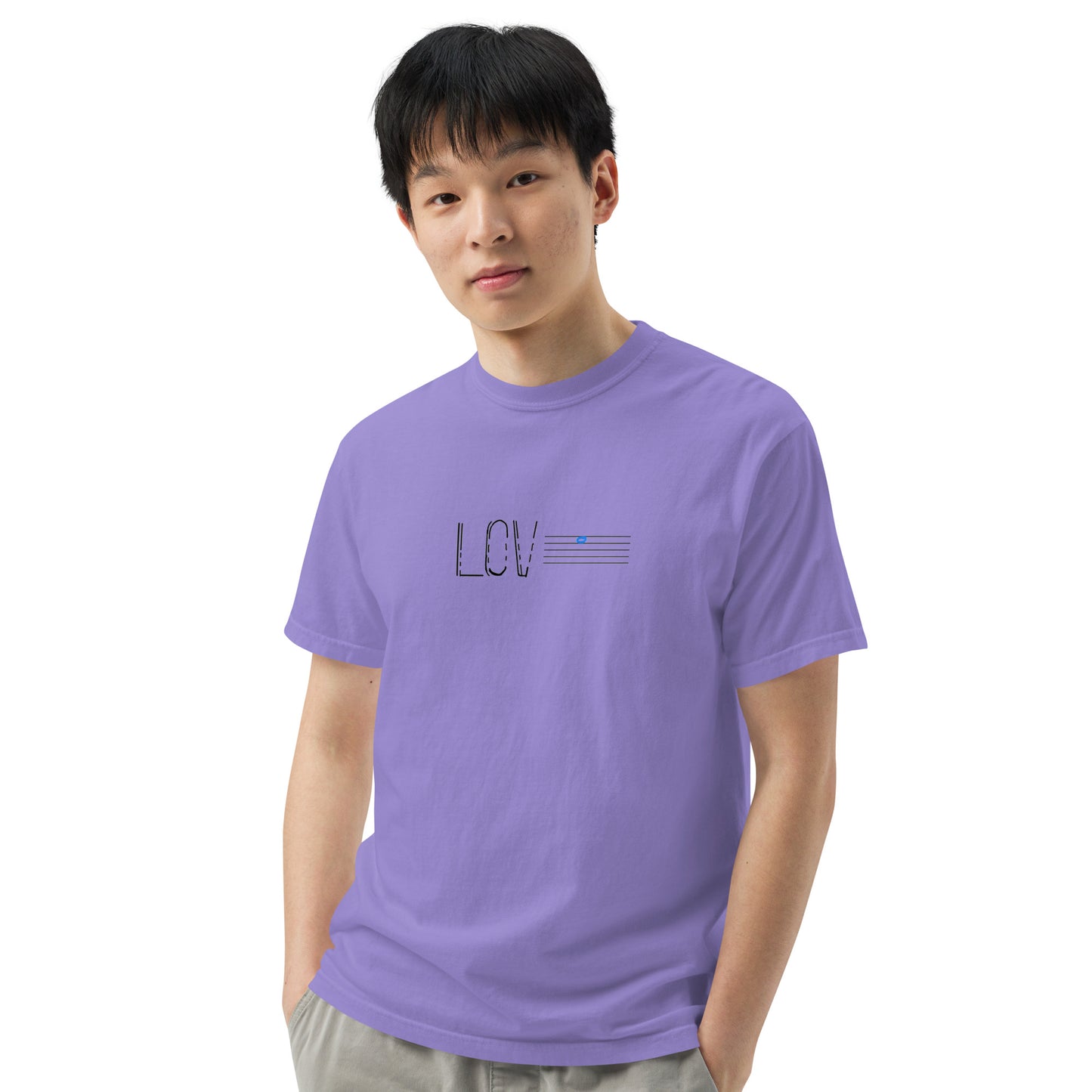 Love Unisex garment-dyed heavyweight t-shirt Light Colors