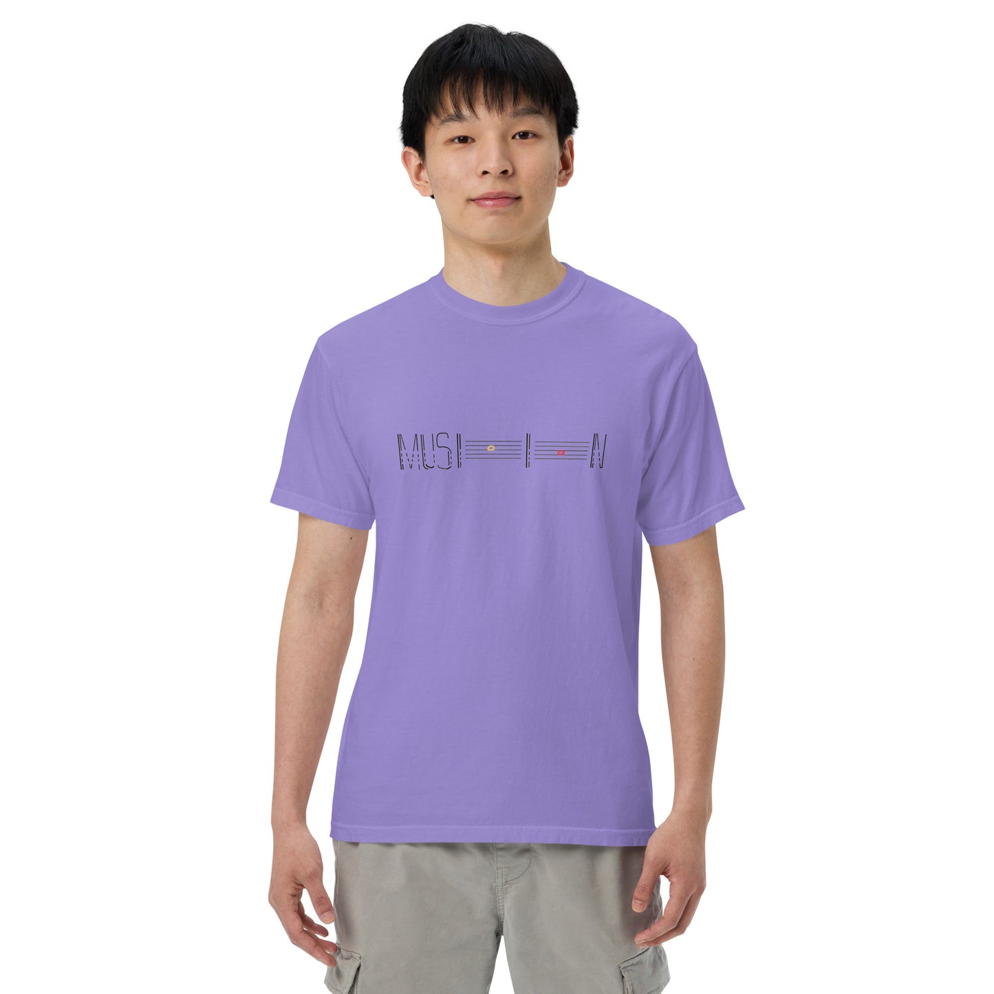 MUSICIAN Unisex garment-dyed heavyweight t-shirt Light Colors