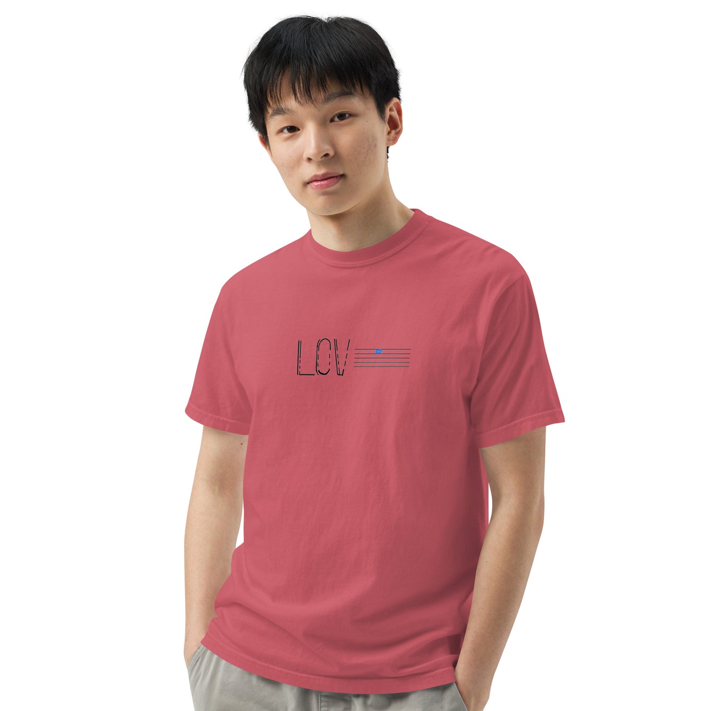 Love Unisex garment-dyed heavyweight t-shirt Light Colors