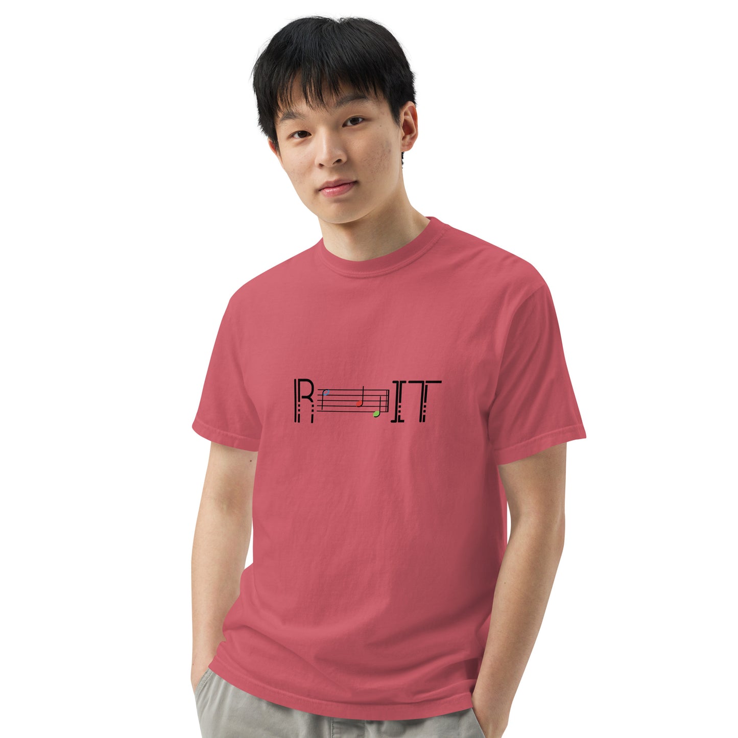 READ IT Unisex garment-dyed heavyweight t-shirt Light Colors