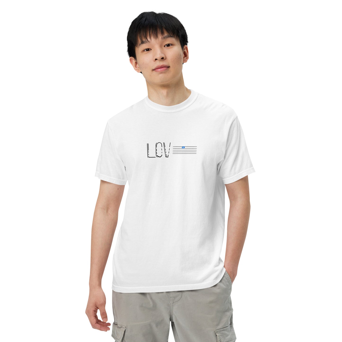 Love Unisex garment-dyed heavyweight t-shirt Light Colors