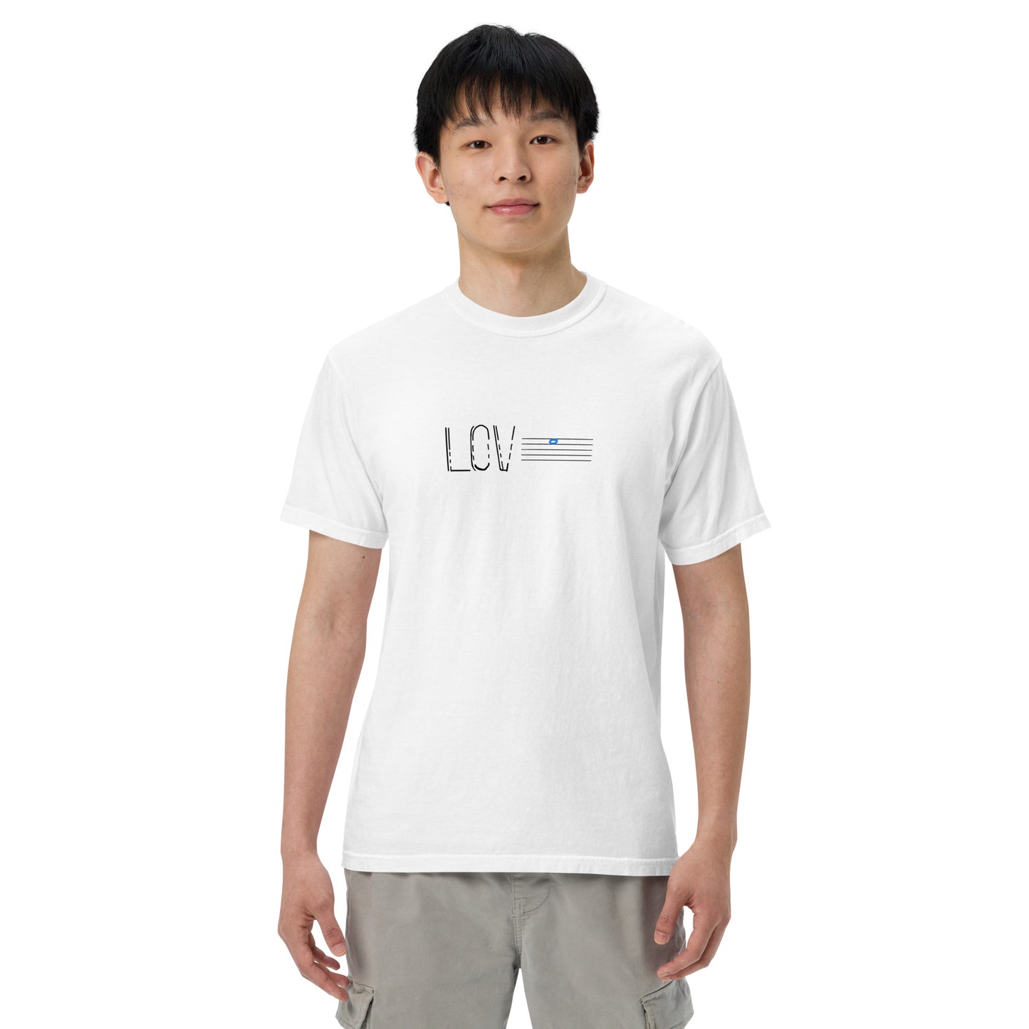 Love Unisex garment-dyed heavyweight t-shirt Light Colors