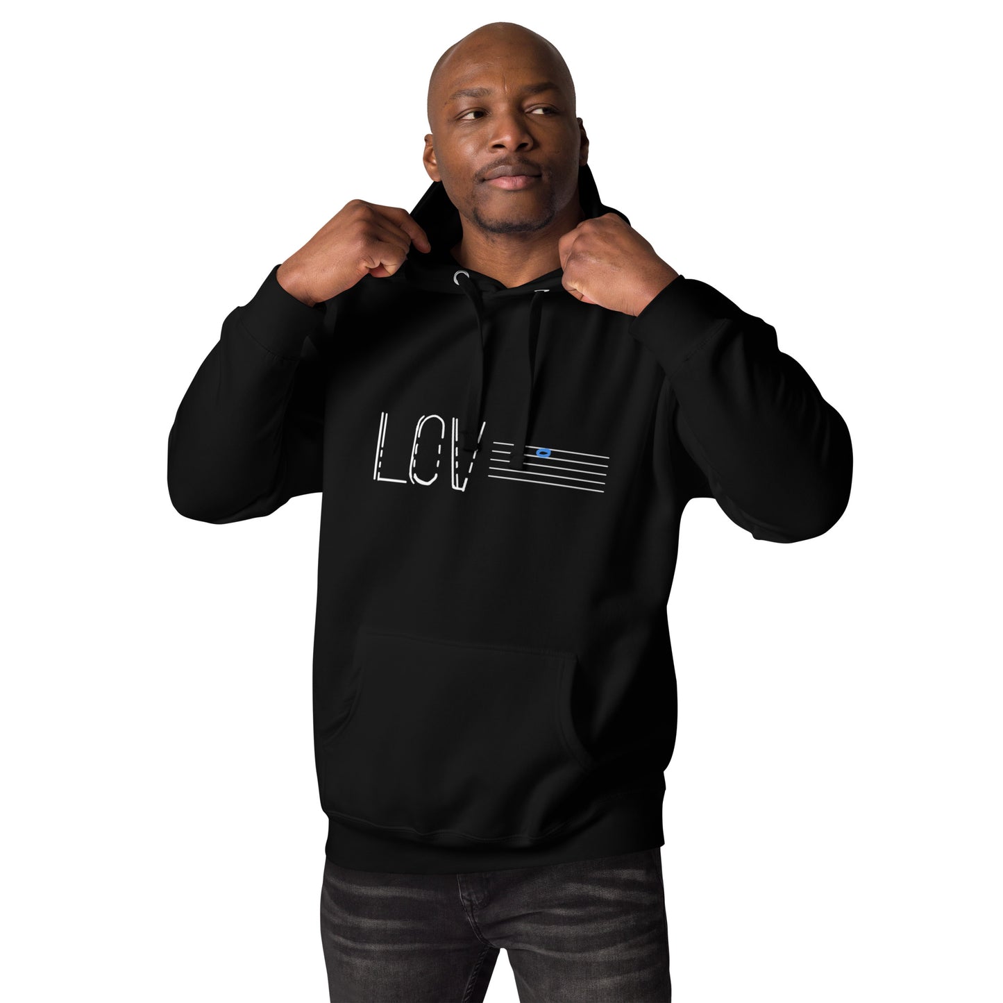 LOVE Unisex Hoodie Dark Colors