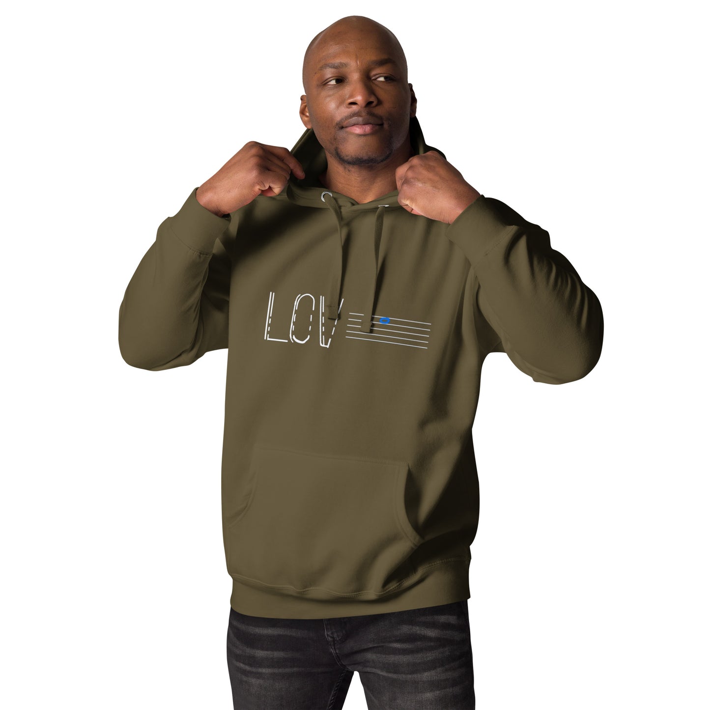 LOVE Unisex Hoodie Dark Colors