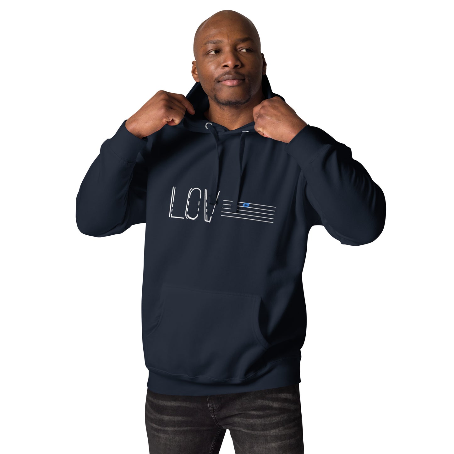 LOVE Unisex Hoodie Dark Colors