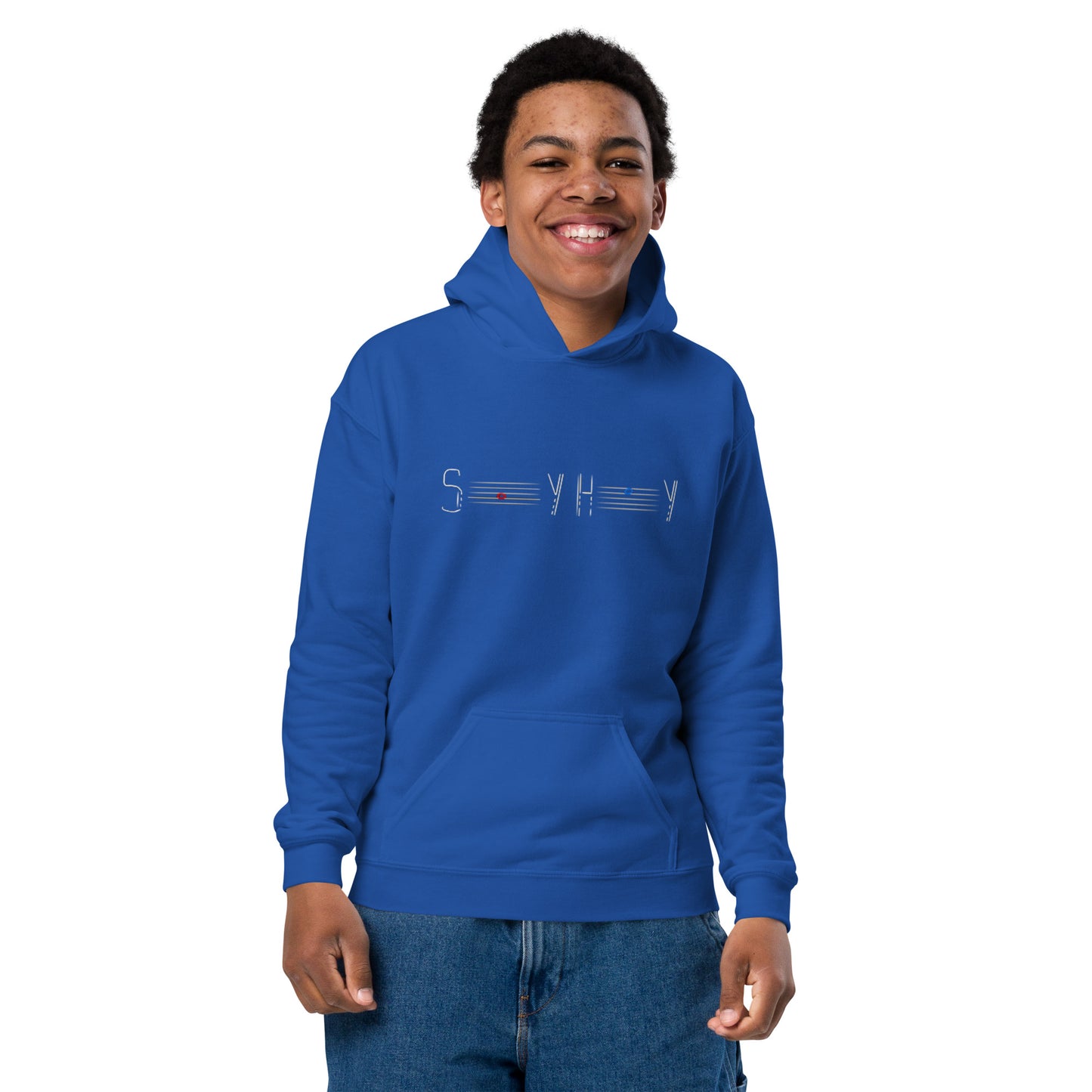 SAY HEY Youth heavy blend hoodie Dark Colors