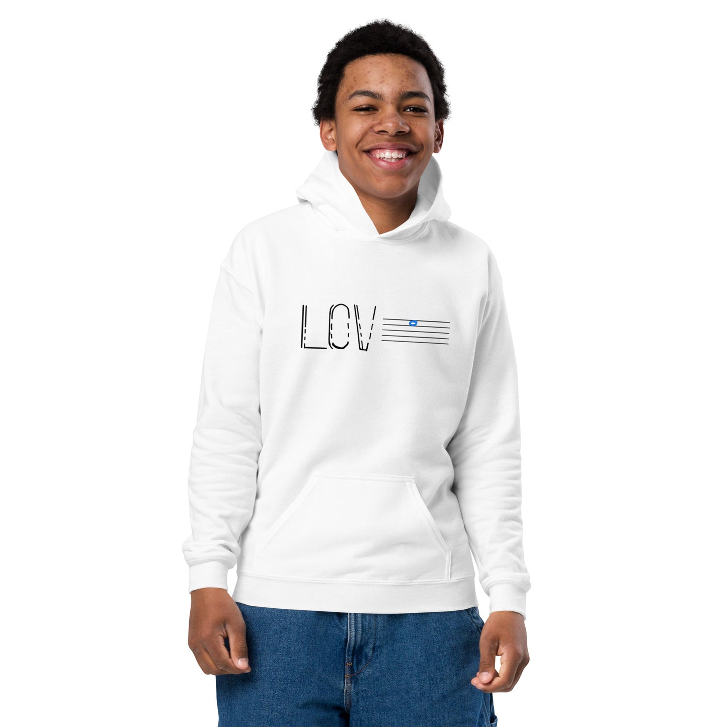 LOVE Youth heavy blend hoodie Light Color