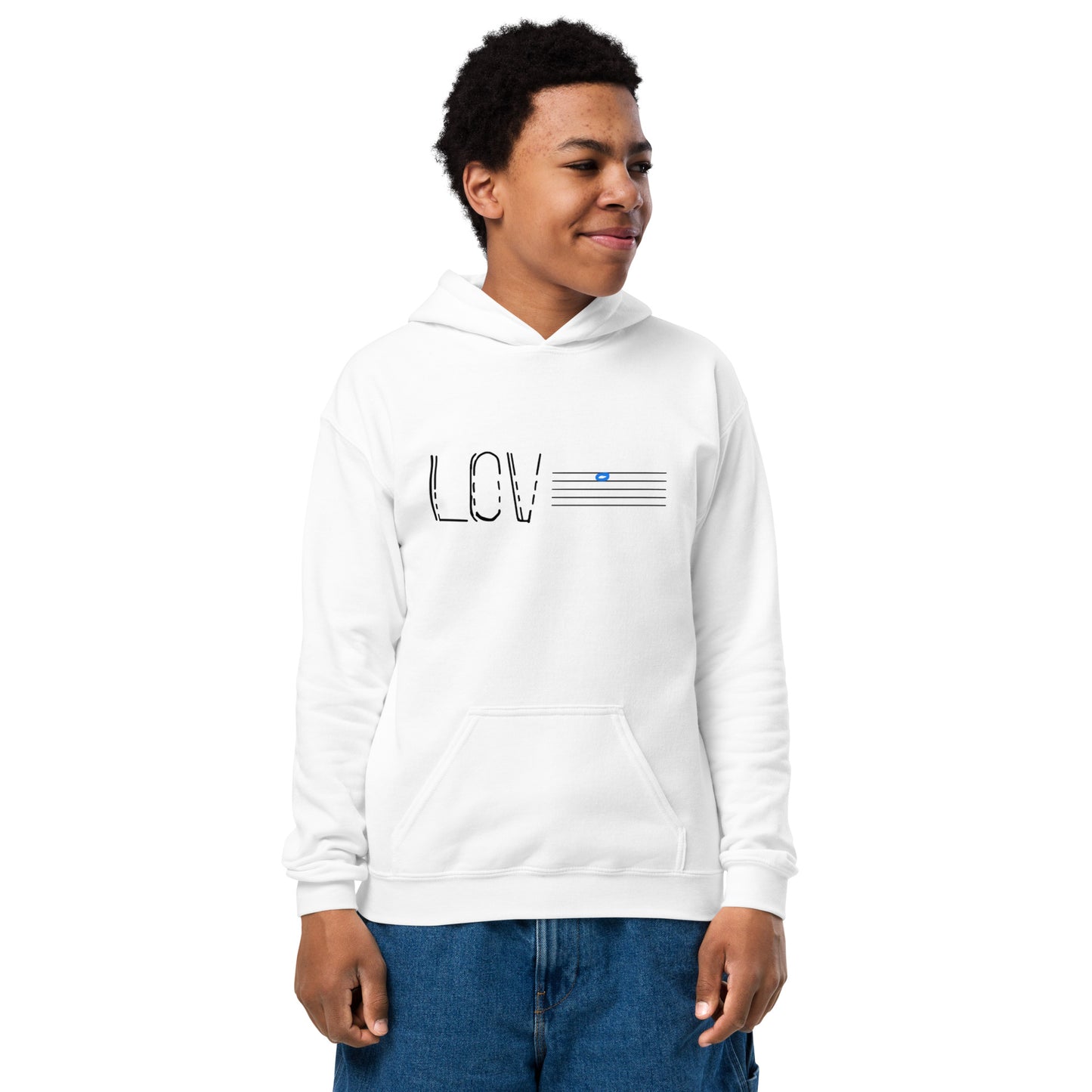 LOVE Youth heavy blend hoodie Light Color